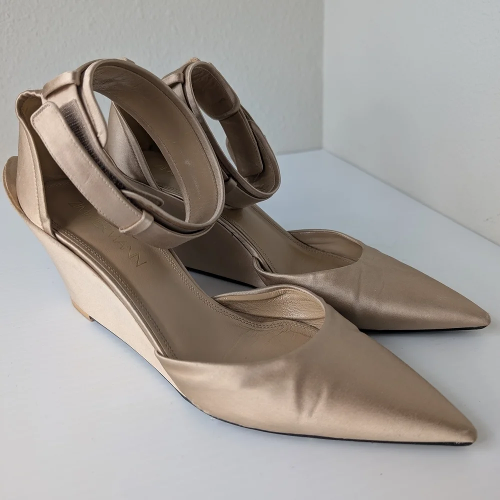 Zimmermann Tan Wedge Pumps Women's 38 (US8) Heels Shoes